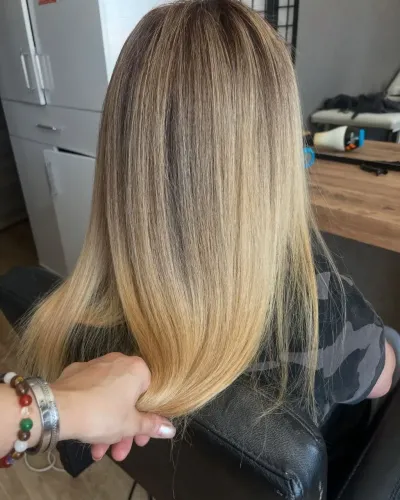 Fatike Hair Studio Profesyonel Ombre Sonrası Parlak Saçlar